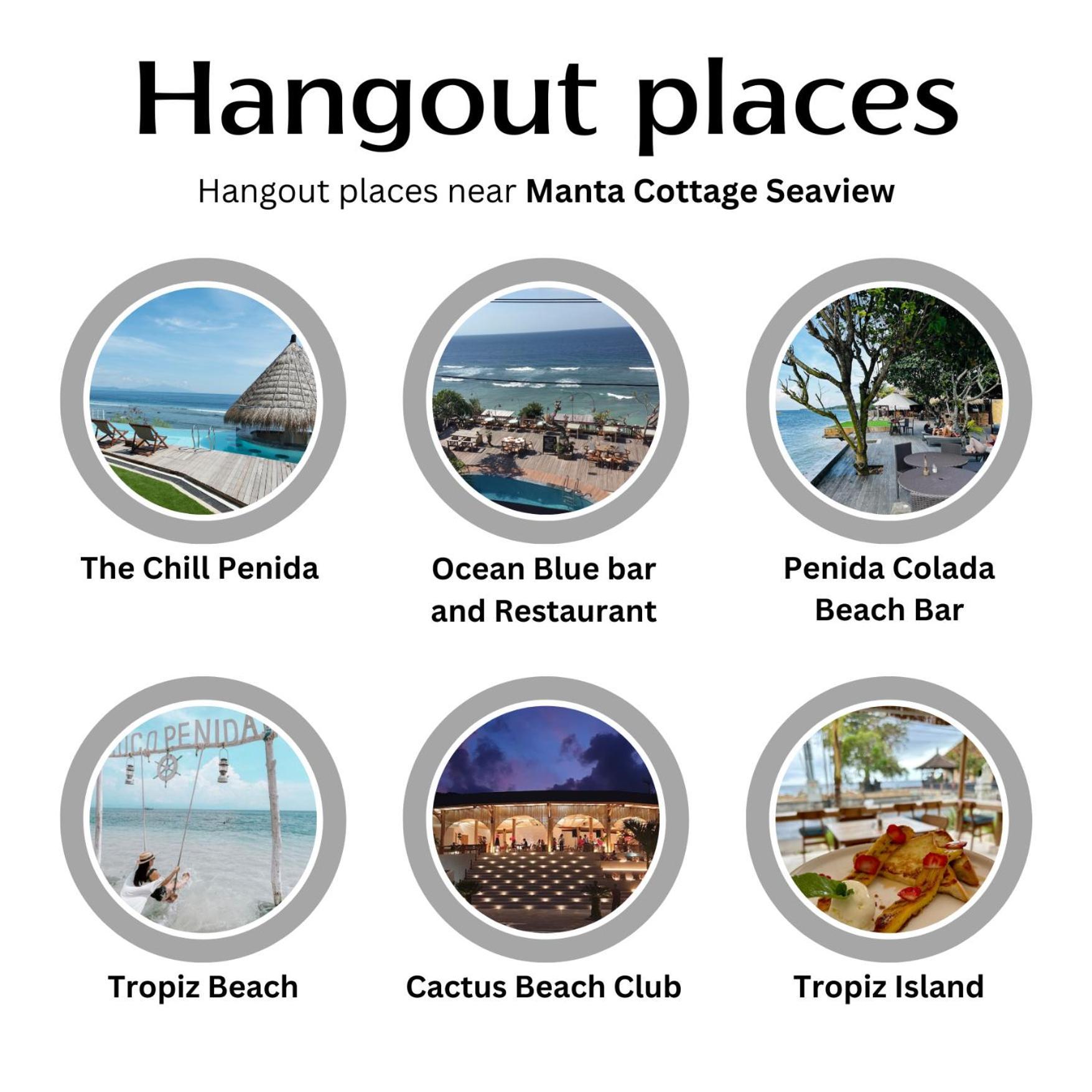 Manta Cottages With Sea View Batununggul Екстериор снимка